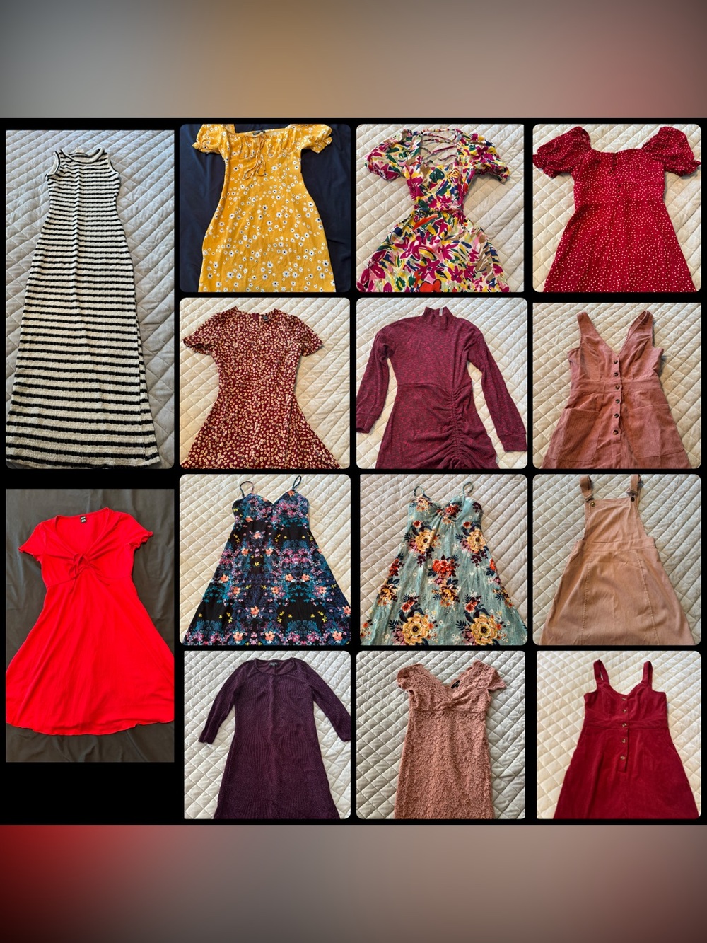 Bundle of 14 Juniors Dresses XS/S
